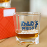 Father's Day Dads Whisky Glass