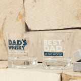 Father's Day Best Dad Whisky Glass