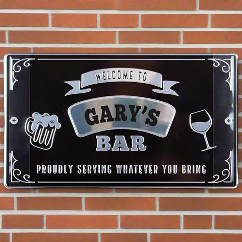 Bar sign with name- Gary's