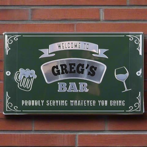 Bar sign with name- Greg's