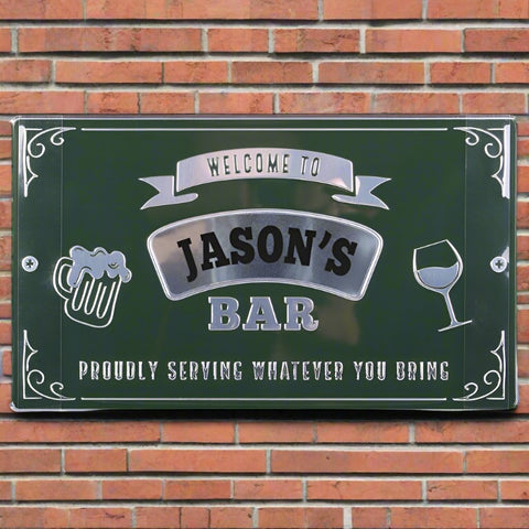 Bar sign with name- Jason's