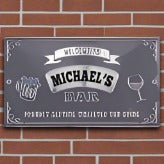 Bar sign with name- Michael's