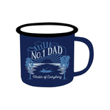 No1. Dad - Adventure Enamel Mug