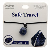 Necklace for safe travel natural gemstone