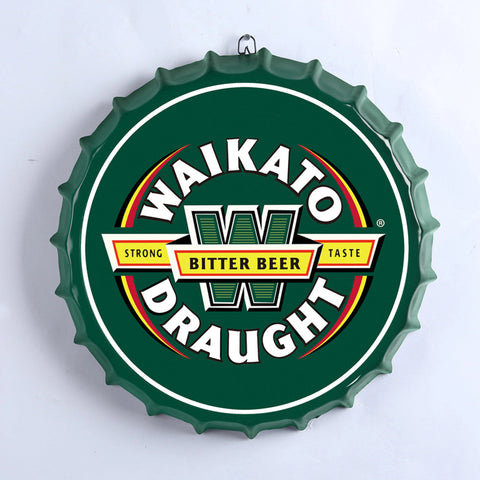 Waikato Draught Bottle Top Sign Yakedas Party and Giftware