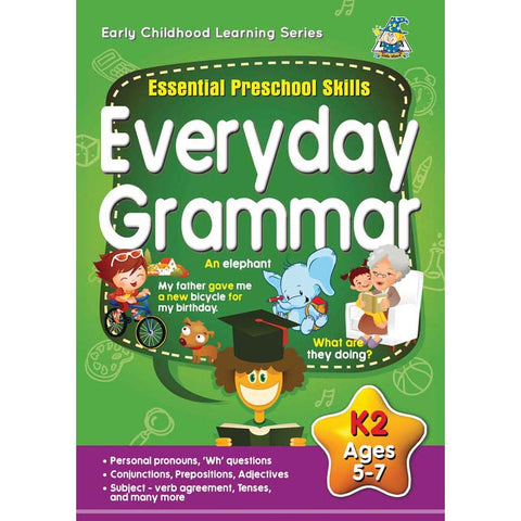 Activity Book 5-7yr Everday Grammar - Yakedas Party and Giftware