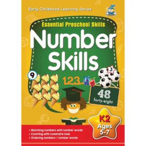 Activity Book 5-7yr Number Skills - Yakedas Party and Giftware