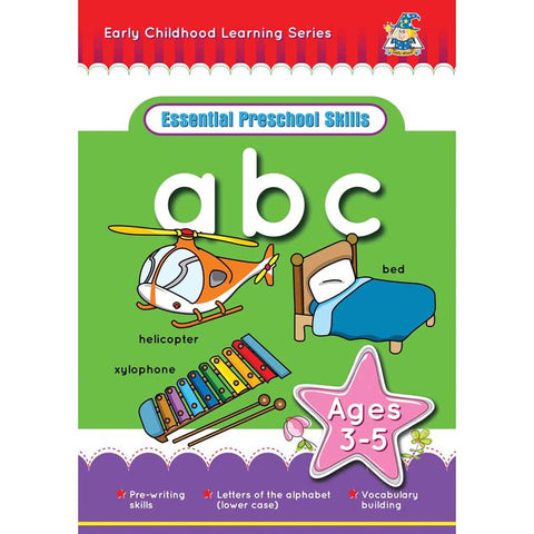 Activity Book 3-5yr Abc U-Case - Yakedas Party and Giftware