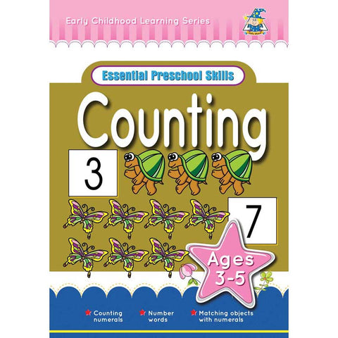 Activity Book 3-5yr Counting - Yakedas Party and Giftware
