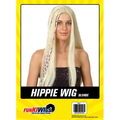 Hippie Wig Blonde - Yakedas Party and Giftware