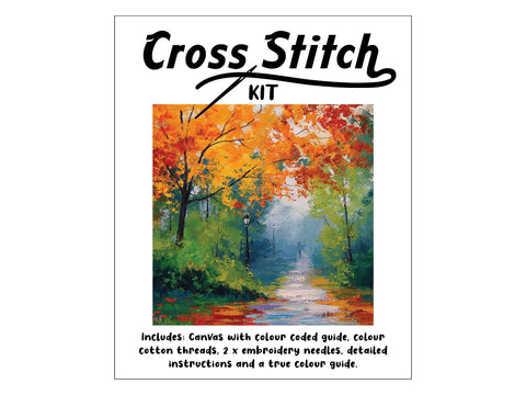 Autumn Cross stitch kit