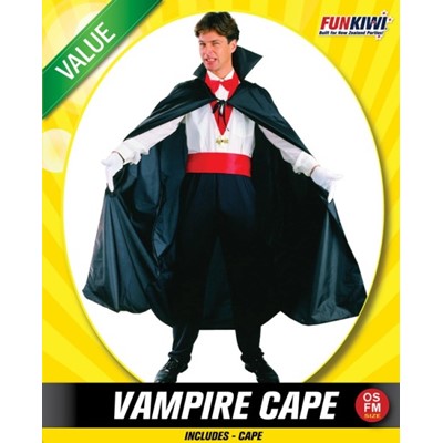 Adult Black Cape - Yakedas Party and Giftware