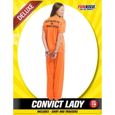 Adult Convict Lady - Yakedas Party and Giftware