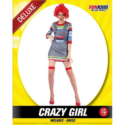 Adult Crazy Girl - Yakedas Party and Giftware