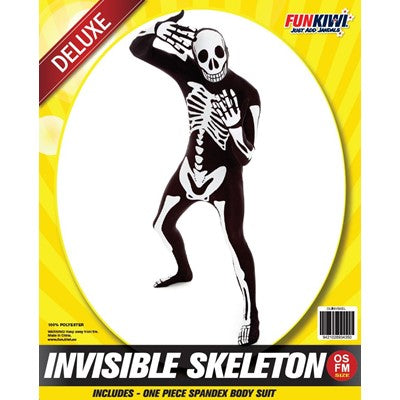 Adult Invisible Skeleton - Yakedas Party and Giftware