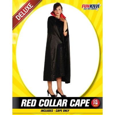 Adult Red Collar Cape - Yakedas Party and Giftware