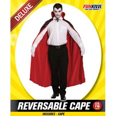 Adult Reversable Cape Red - Yakedas Party and Giftware