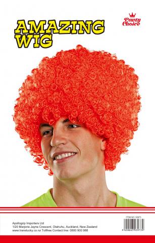 Afro Party Wig- Red - Yakedas Party and Giftware