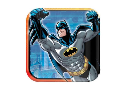 Batman Party Lunch Plates - Yakedas Party and Giftware
