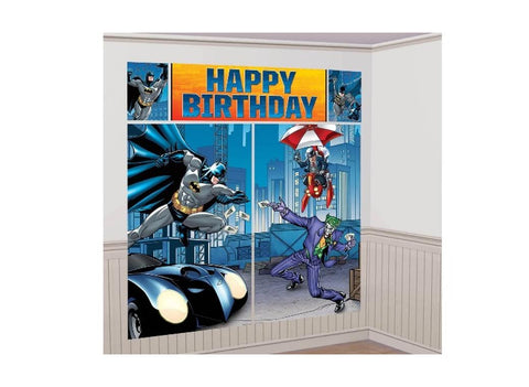 Batman Party Wall Decorating Kit - Yakedas Party and Giftware