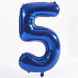 Number 5 Foil Balloon - Yakedas Party and Giftware