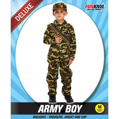Child Army Boy - Yakedas Party and Giftware