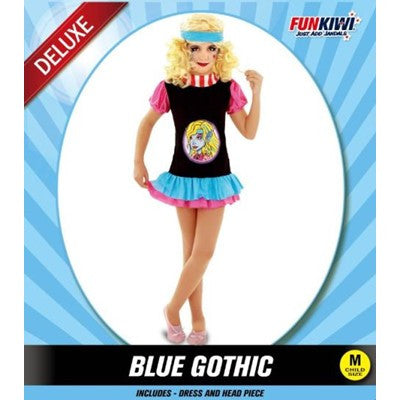 Child Gothic Girl Blue - Yakedas Party and Giftware