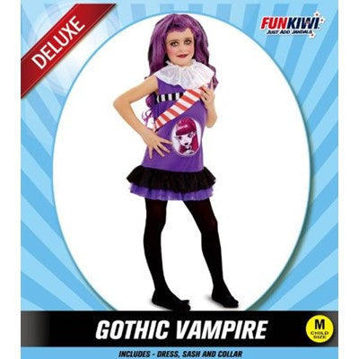 Child Gothic Girl Vampire Costume - Yakedas Party and Giftware