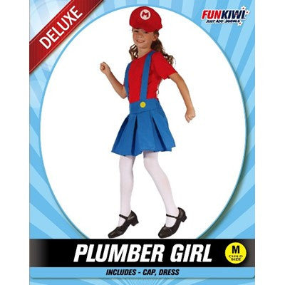 Child Plumber Girl - Yakedas Party and Giftware