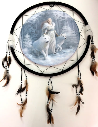 Winter Guardian Dream Catcher - Yakedas Party and Giftware