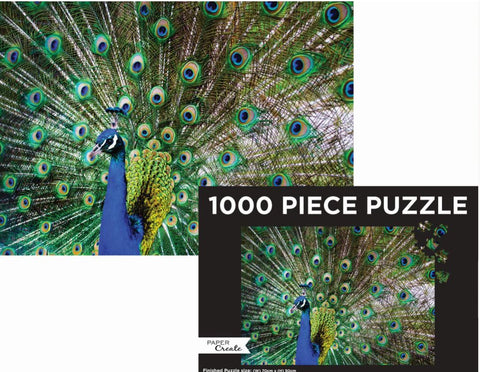 Puzzle Landscape Peacock