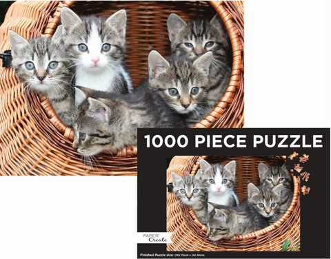 Puzzle Landscape Kittens