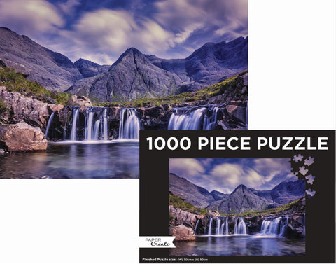 Puzzle Landscape Waterfall