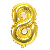 Number 8 Foil Balloon - Yakedas Party and Giftware