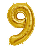 Number 9 Foil Balloon - Yakedas Party and Giftware