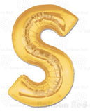 Letter S Foil Balloon - Yakedas Party and Giftware