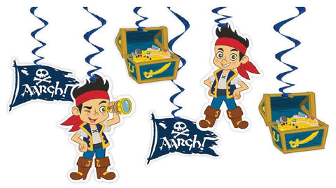 Jake and the Neverland Pirates Party Hanging Swirl Decoration - Yakedas Party and Giftware