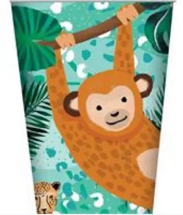 Jungle Party Cups 8pk