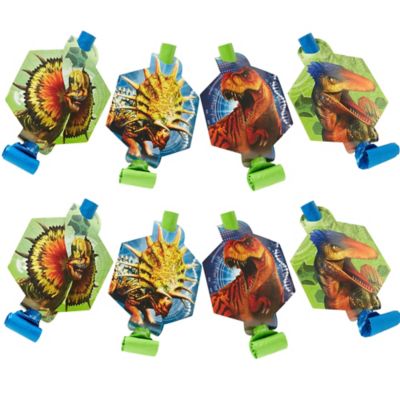 Jurassic World Party Blowouts - Yakedas Party and Giftware