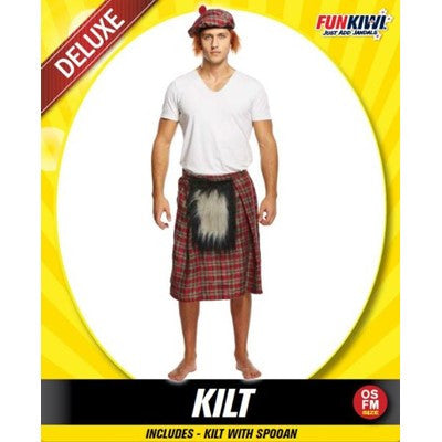 Kilt With Sporran - Yakedas Party and Giftware