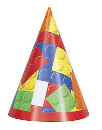 Lego Party Hats - Yakedas Party and Giftware