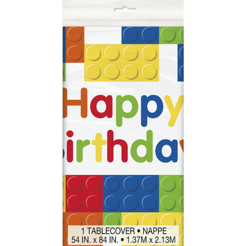 Lego Party Table Cover - Yakedas Party and Giftware