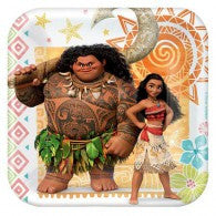 Moana Party Lunch Plates - Yakedas Party and Giftware