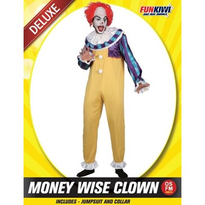 Adult Money Wise Clown - Yakedas Party and Giftware