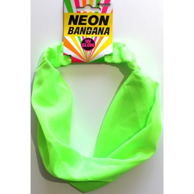 Neon Bandana Green - Yakedas Party and Giftware