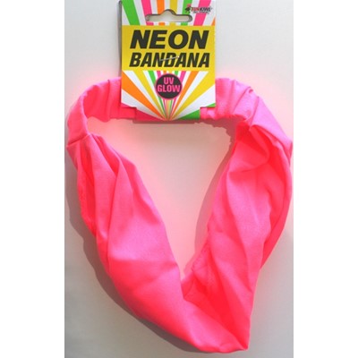 Neon Bandana Pink - Yakedas Party and Giftware