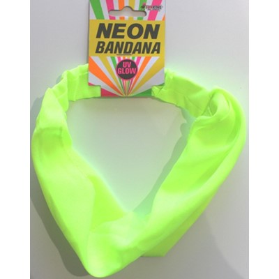 Neon Bandana Yellow - Yakedas Party and Giftware