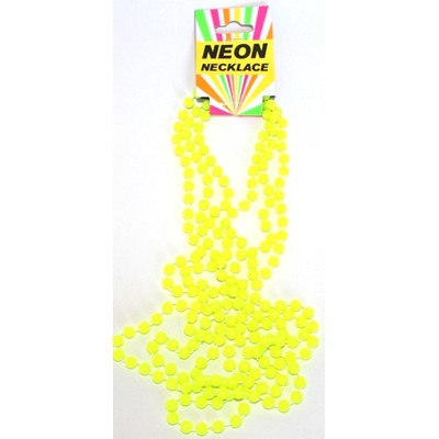 Neon Beads Yellow - Yakedas Party and Giftware