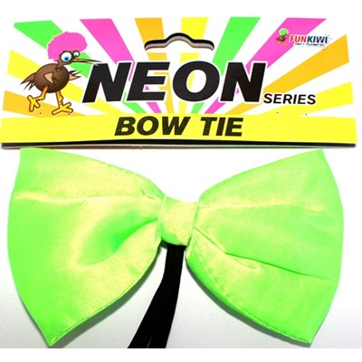 Neon Bow Tie Green - Yakedas Party and Giftware