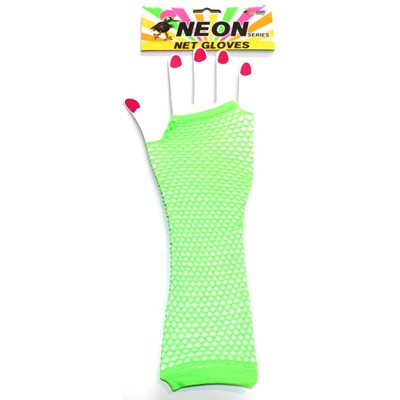Neon Net Glove Green - Yakedas Party and Giftware